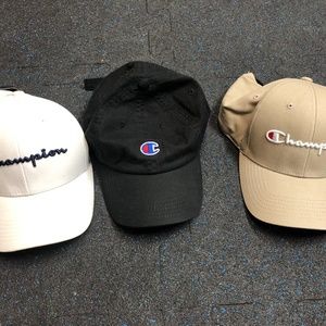 Lot of Champion hats